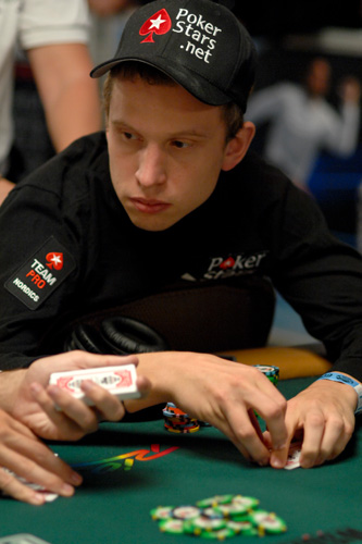Peter Eastgate playing the 2009 WSOP at the Rio