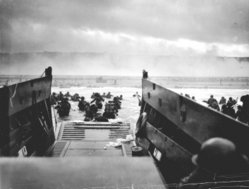U.S. Troops at the Normandy Invasion, June 6, 1944