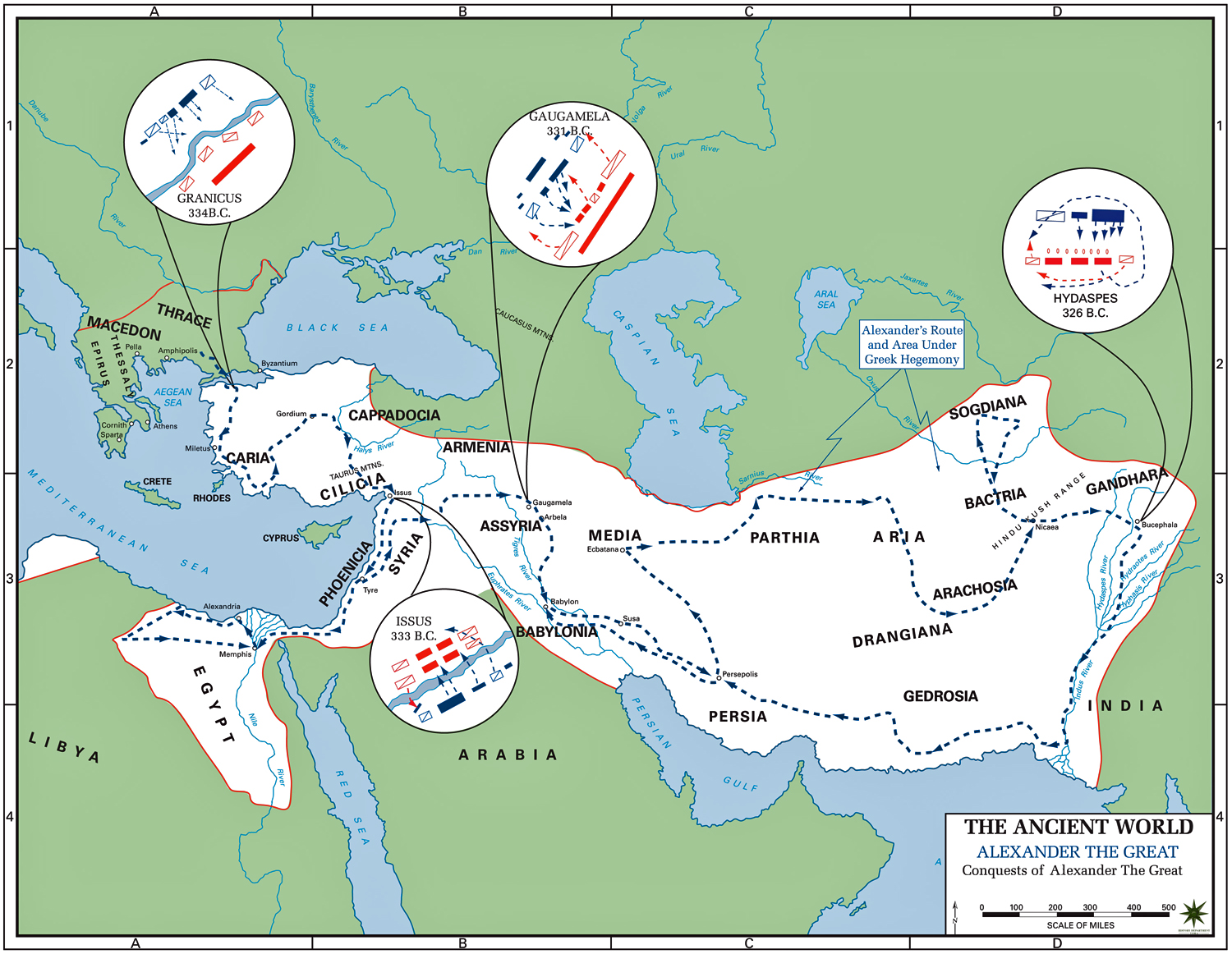 Alexander The Great Conquest Map 