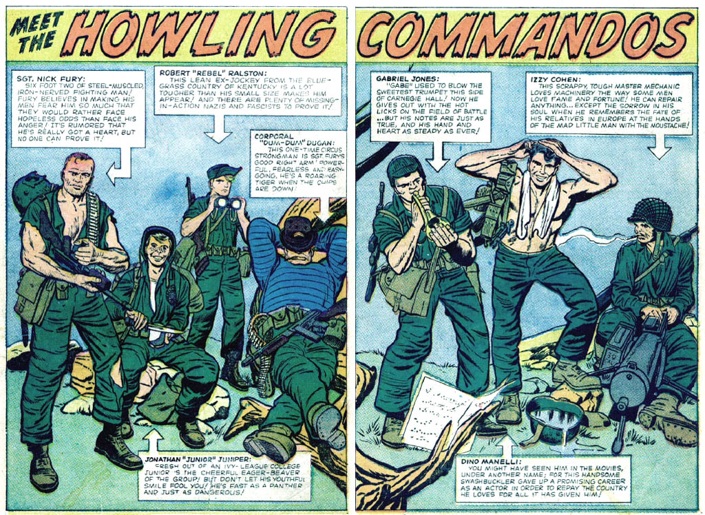 Sgt. Fury and His Howling Commandos #1 Splash Page