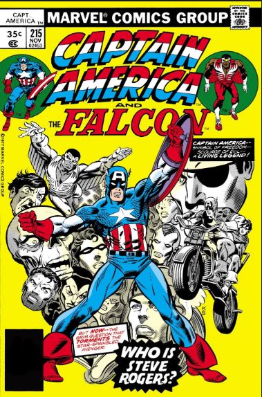 Captain America #215 Cover