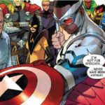 Old Man Steve Rogers Gives the Shield to Falcon in Captain America vol. 7, #25