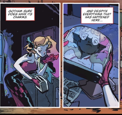 Harley Quinn #1 (Vol. 4) Bat Toaster Panel