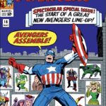 Captain America and his new team in Avengers #16 (Cover)
