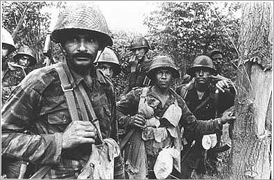Cuban and Angolan Soldiers in the Angolan War