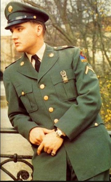 Elvis Presley Army Photo 