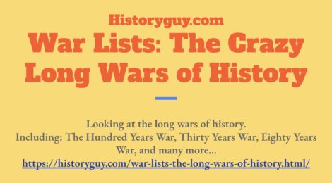War Lists: The Crazy Long Wars of History