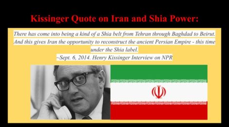 Kissinger Quote on Iran and Shia Power-2014