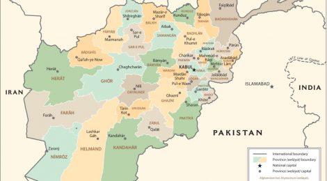 Afghanistan Province Map-CIA