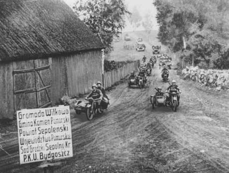 German Motorized Troops in Poland, 1939
