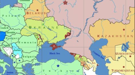 Map of Eastern Europe Conflict Zones
