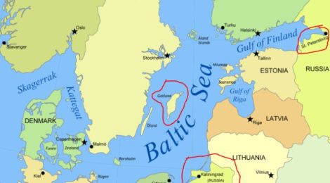 Russia Baltic Attack Theory Map 2022