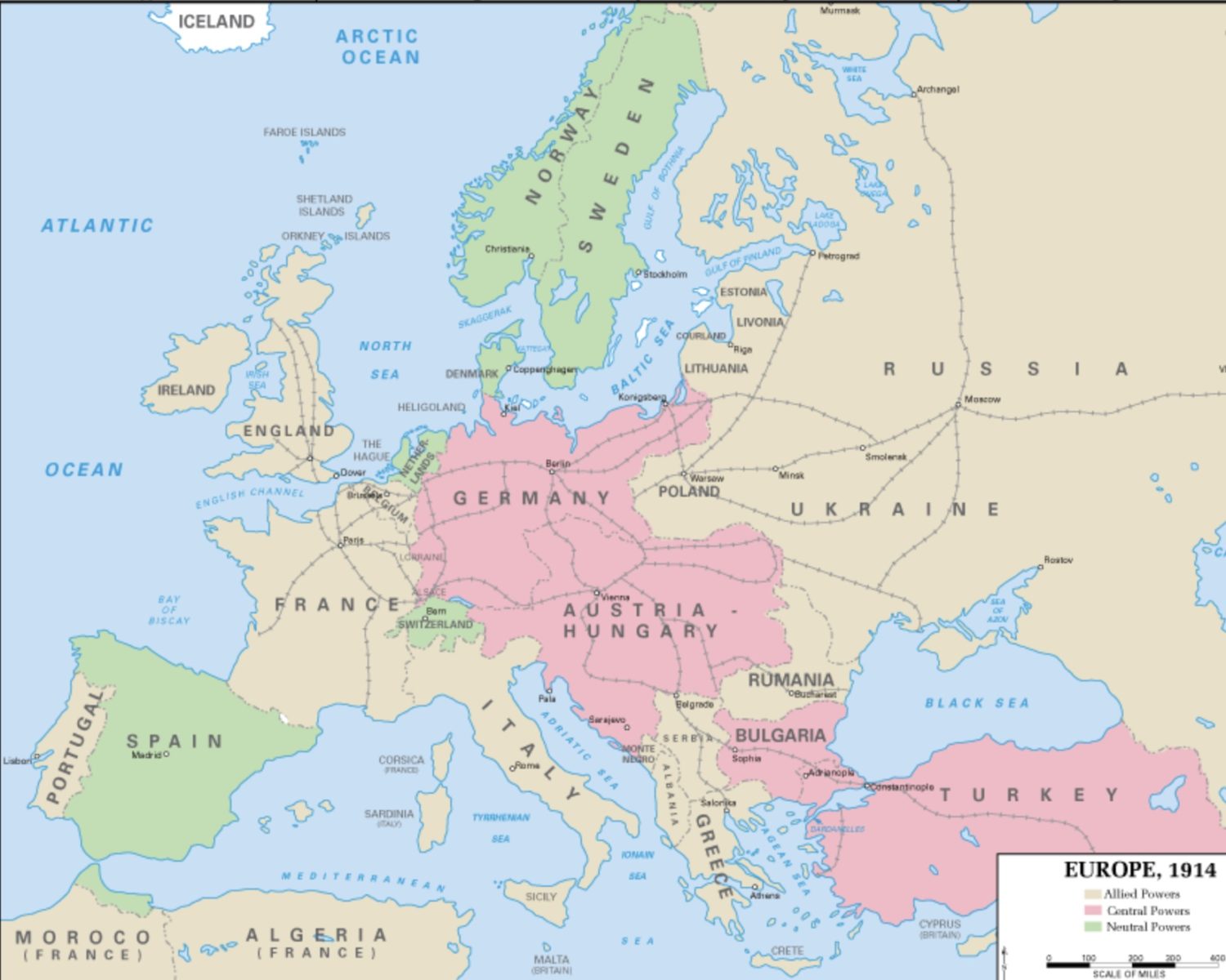 Europe in World War One