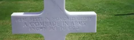 Unknown Soldier's Grave at Normandy