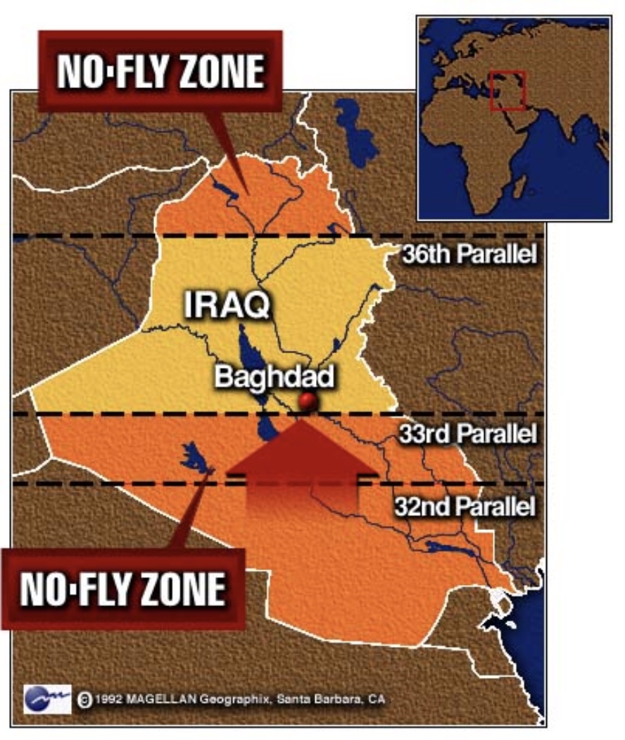 No-Fly Zone War Map