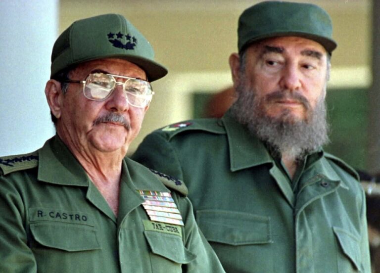 Raoul and Fidel Castro