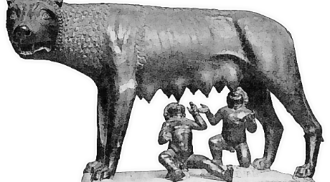 Romulus and Remus She-Wolf-Roman Myth