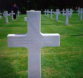 Known But To God-Unknown Soldier's Grave at Normandy